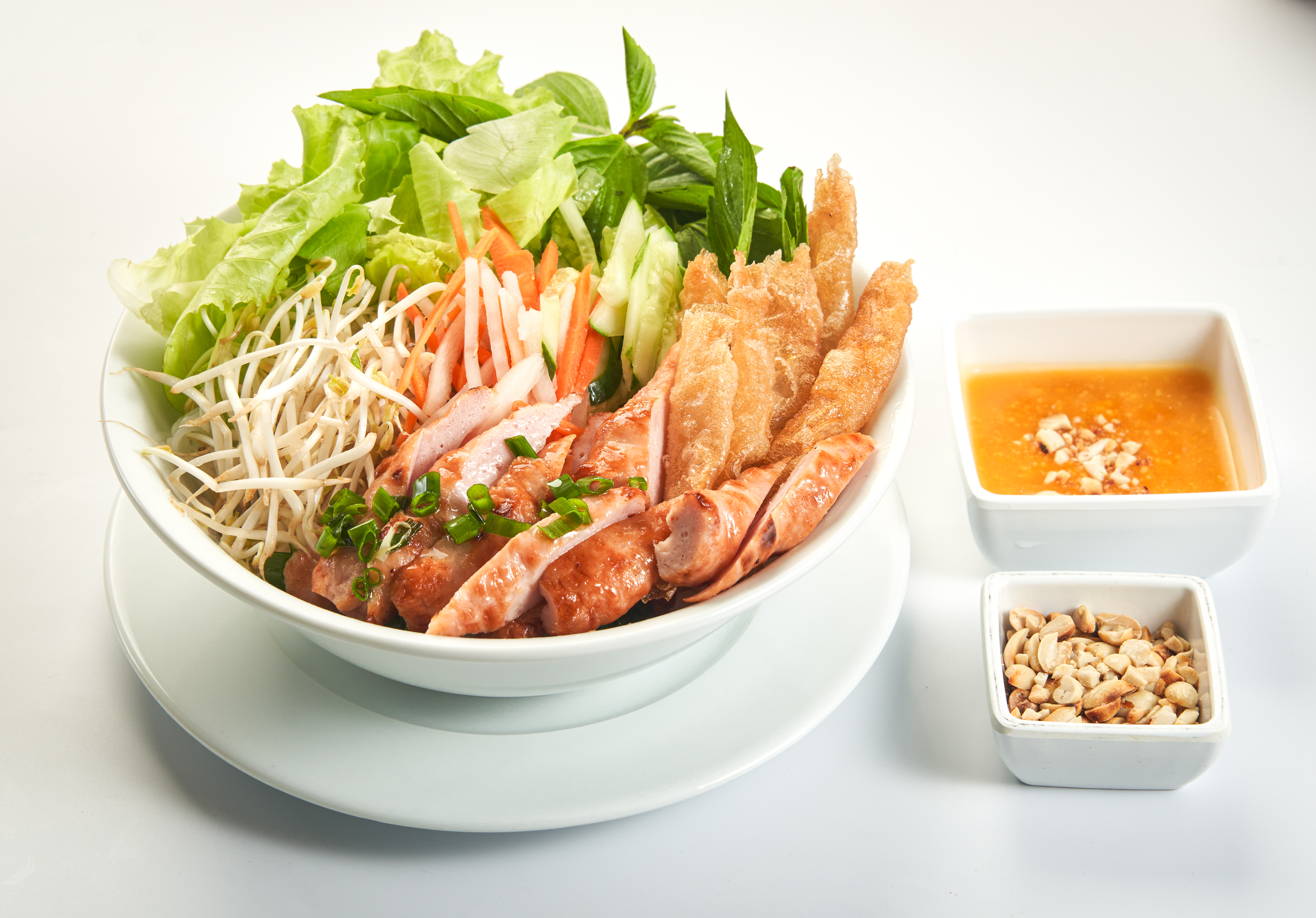 36. GRILLED PORK  SAUSAGE VERMICELLI - Bún Nem Nướng    