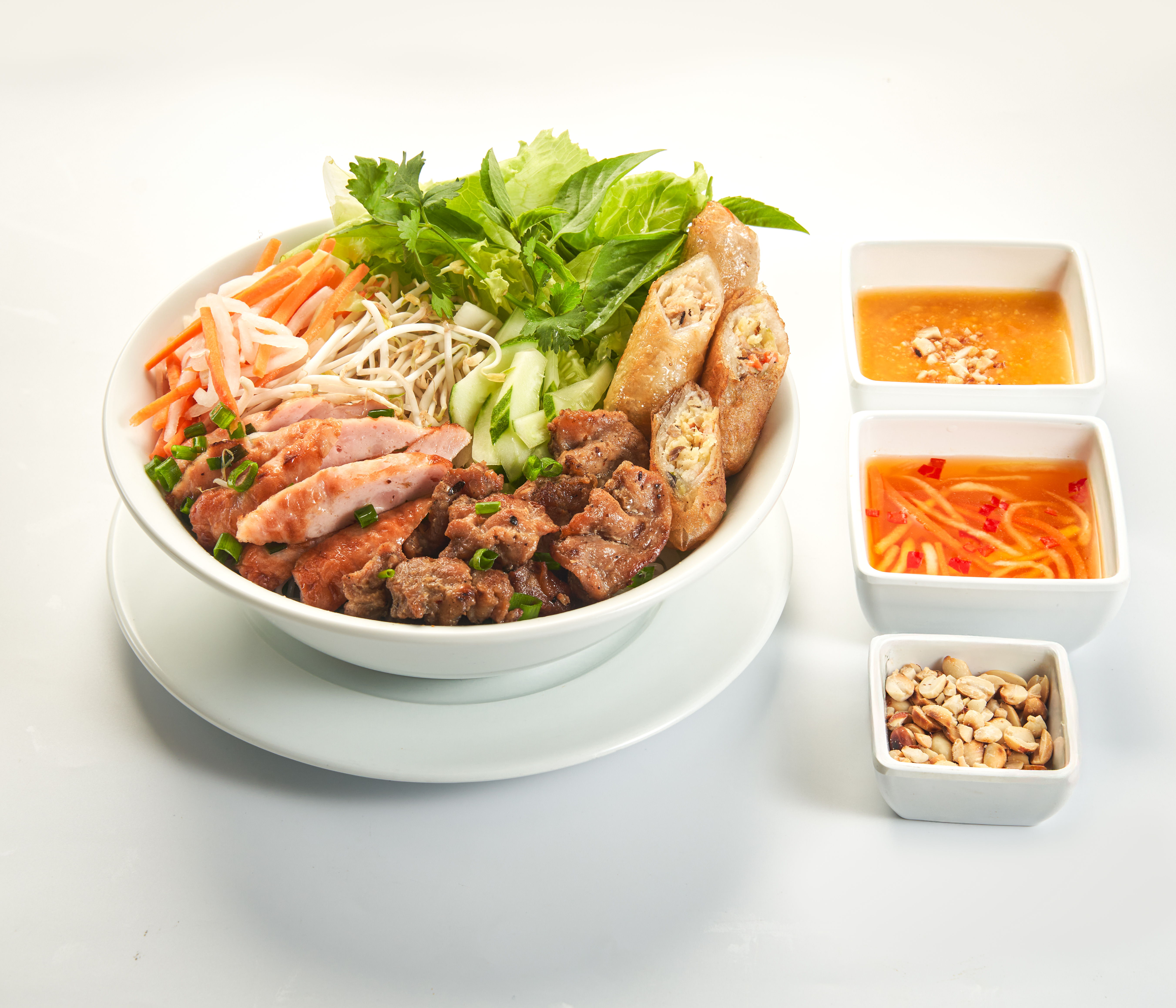 37. SPECIAL VERMICELLI - Bún Thịt, Nem Nướng  & Chả Giò