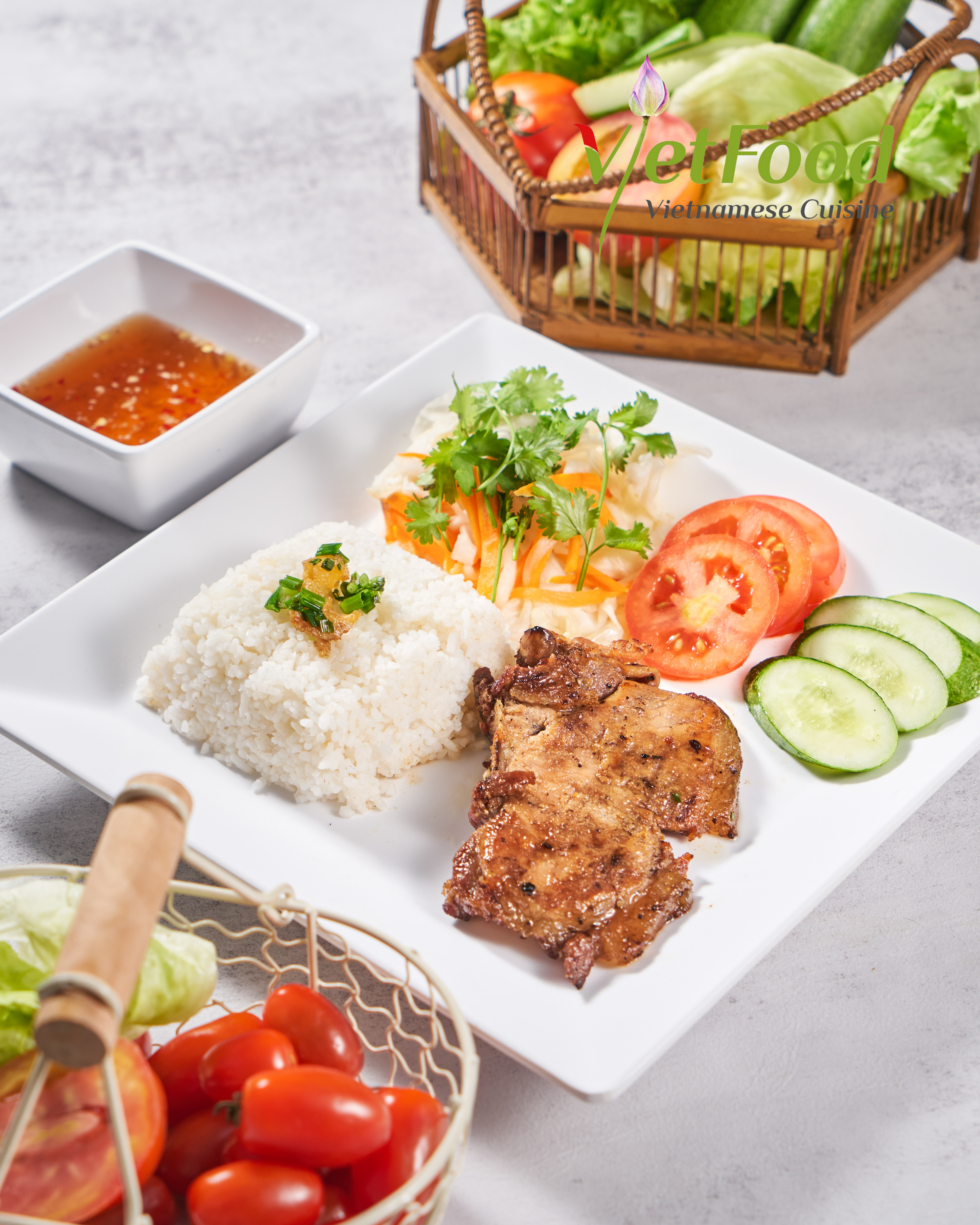 26. BBQ PORK CHOP - Cơm Sườn Nướng