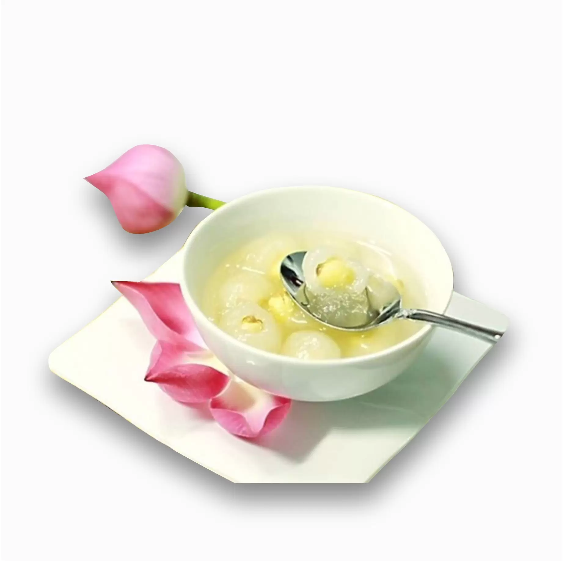 30. Sweet Mung Bean Lotus Pudding- Chè Đậu Xanh Hạt Sen